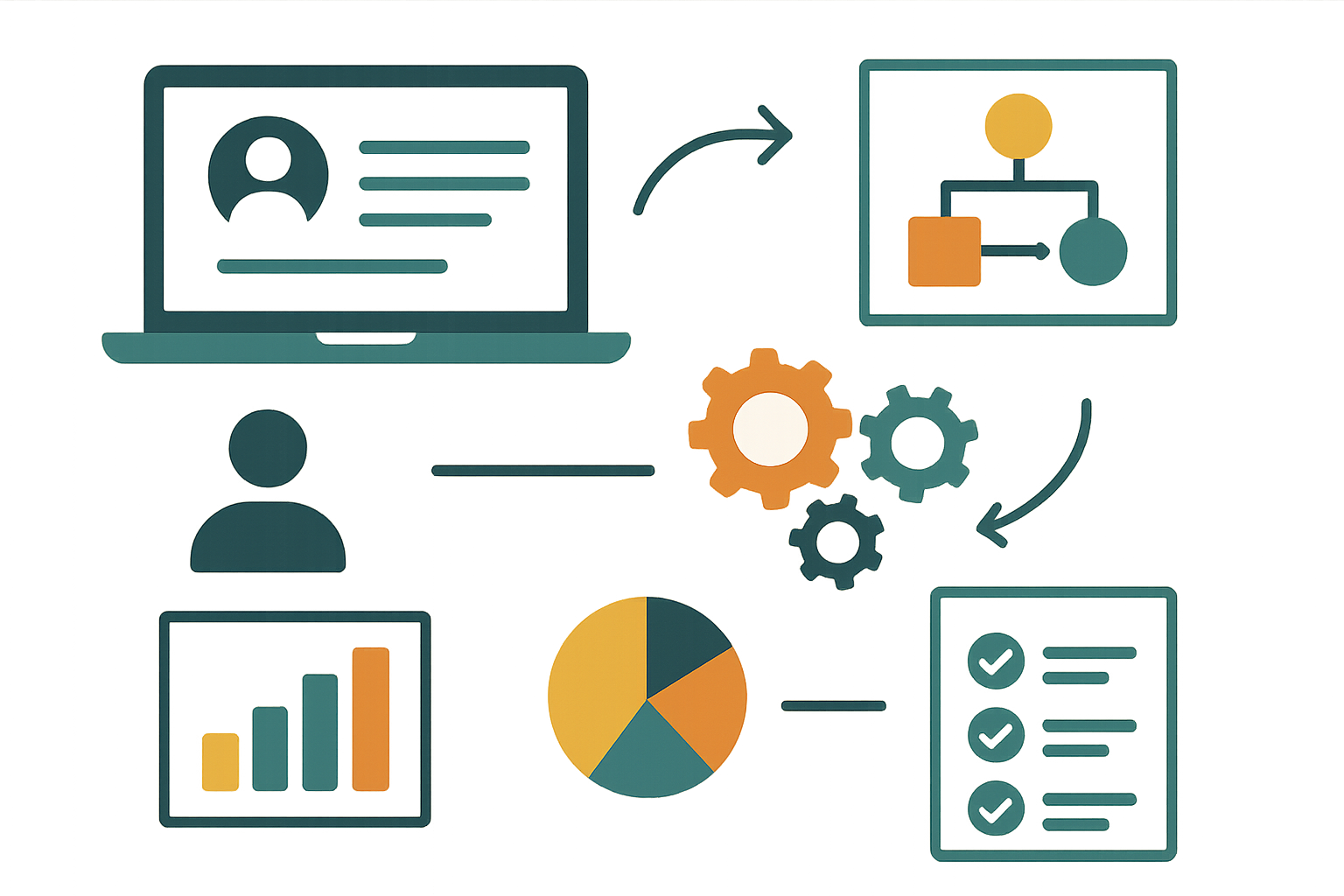 Custom CRM Software: Built for Your Specific Workflow infographic